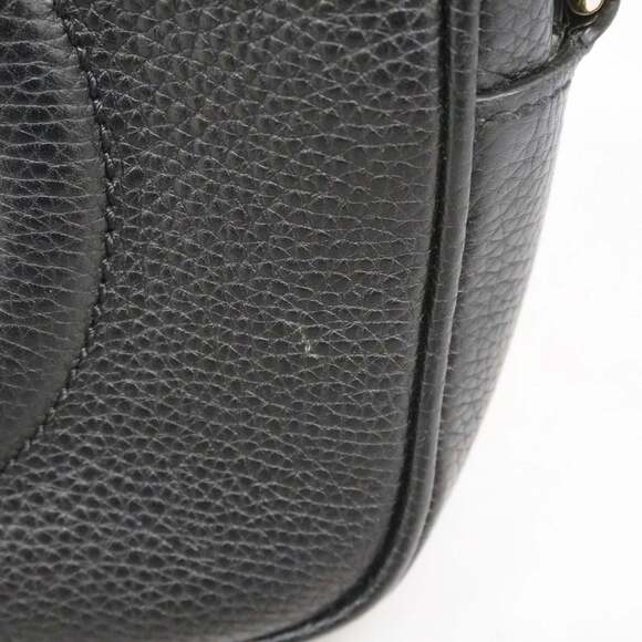 GUCCI Black Leather Shoulder Bag - Picture 9 of 13